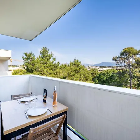 Apartment Eden Bleu, Parking, Piscine, Tennis Et Soleil Antibes